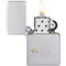 Zippo 2024 Zippo Love Design, Satin Chrome ZIP-48725 - alternate 4